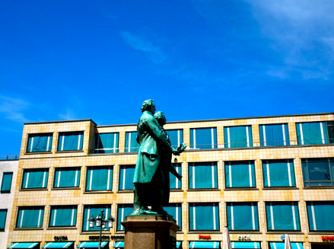 Weimarer Klassik - Goethe und Schiller Denkmal