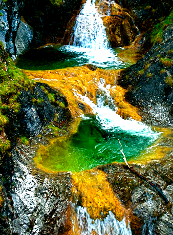 Die Legerwaldgraben-Wasserfälle bei Bayrischzell