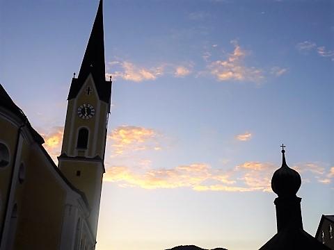 Kirchturmskyline von Schliersee Ort