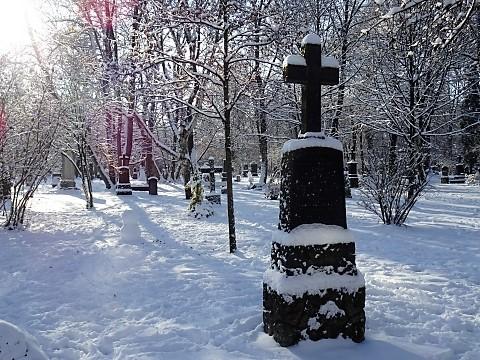 Alter Nordfriedhof im Schnee