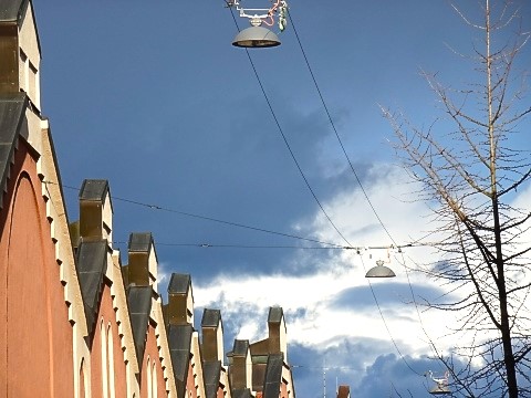 Gebäude der alten Augustinerbrauerei in der Westendstraße