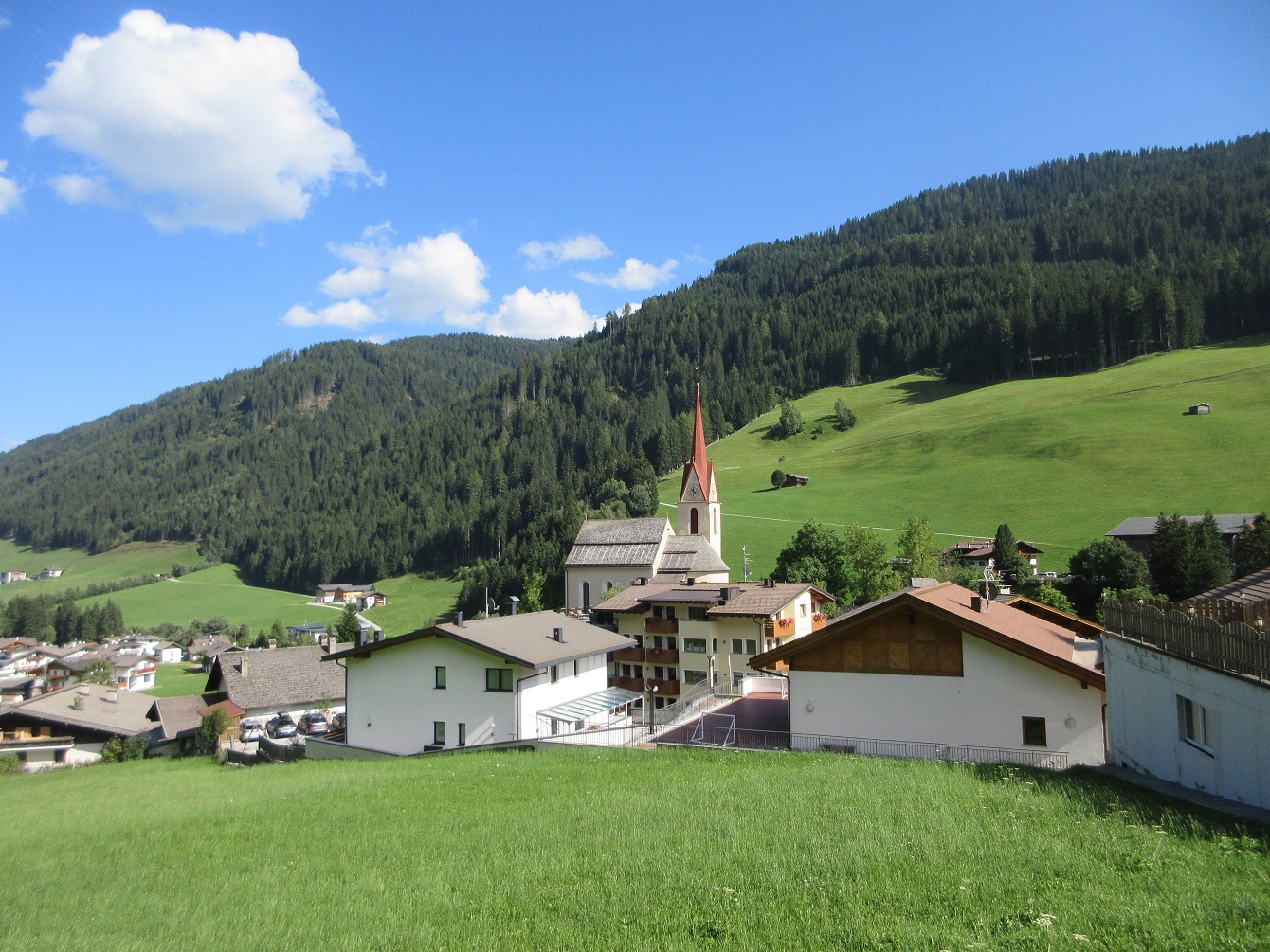 Blick auf Bichl/innerratschings