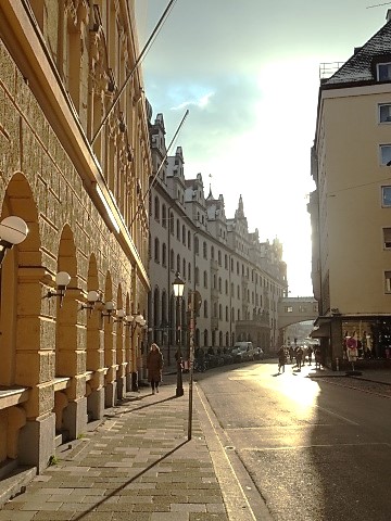 Sparkassenstraße in der Münchner Altstadt