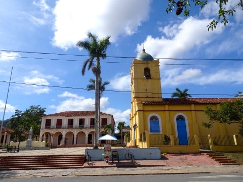 Iglesia del Sagrado Corazon de Jesus am Hauptplatz in Vinales