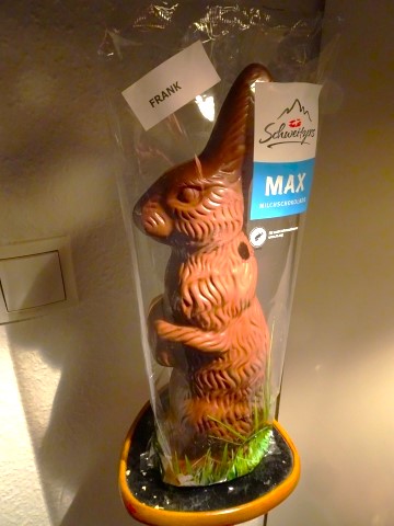 Osterhase als Gastgebergeschenk aus Mühlhofen