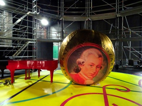 Bühnenaufbauten im Prinzregententheater München